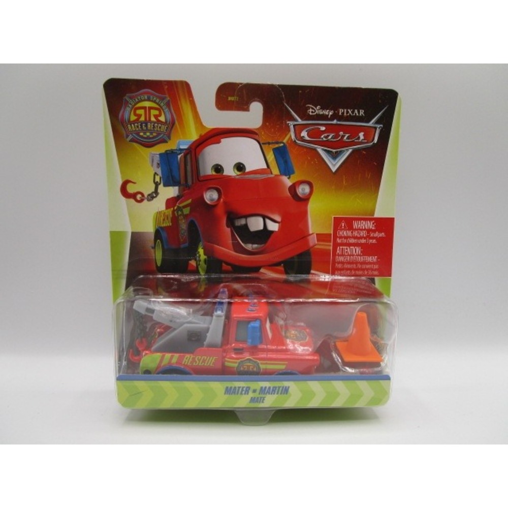 Disney Pixar Cars Radiator Springs Race & Rescue Mater Red Die-Cast Truck Mattel